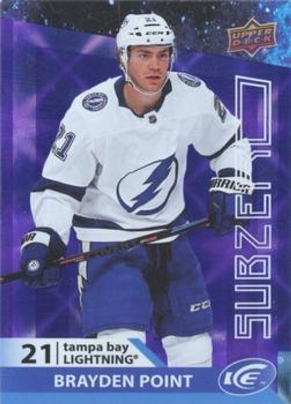 Brayden Point 2021 Upper Deck Ice #SZ-14 Sub Zero /999 RAW