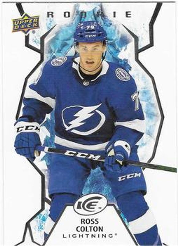 Ross Colton 2021 Upper Deck Ice #147 Base /999 Rookie RAW
