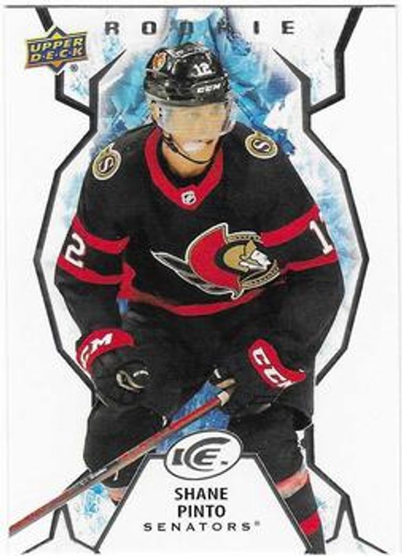Shane Pinto 2021 Upper Deck Ice #142 Base /999 Rookie RAW