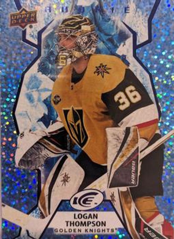 Logan Thompson 2021 Upper Deck Ice #131 Ice Blue Rookie RAW