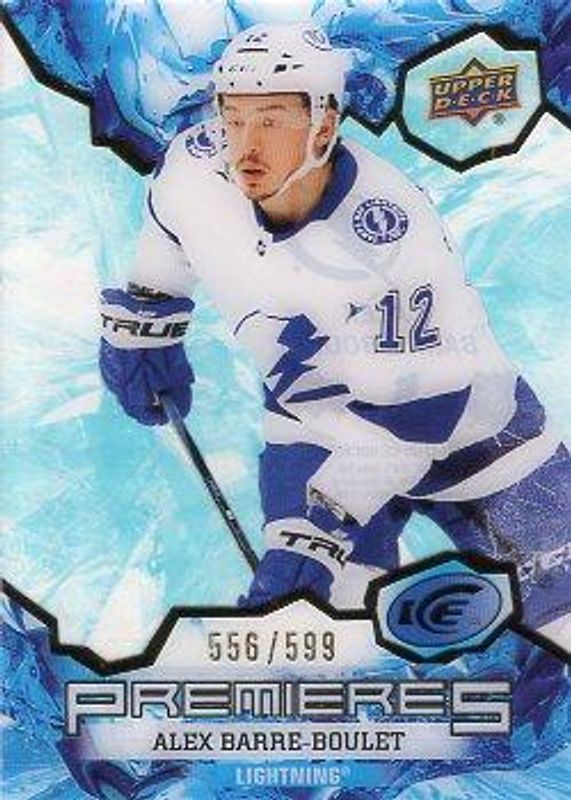 Alex Barre-Boulet 2021 Upper Deck Ice #239 Blue /599 Rookie RAW