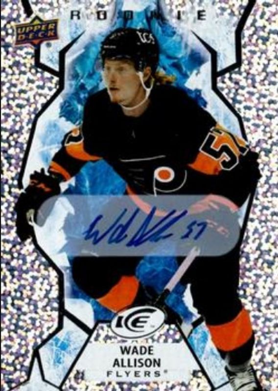 Wade Allison 2021 Upper Deck Ice #127 Autographs White Snowflake Rookie RAW