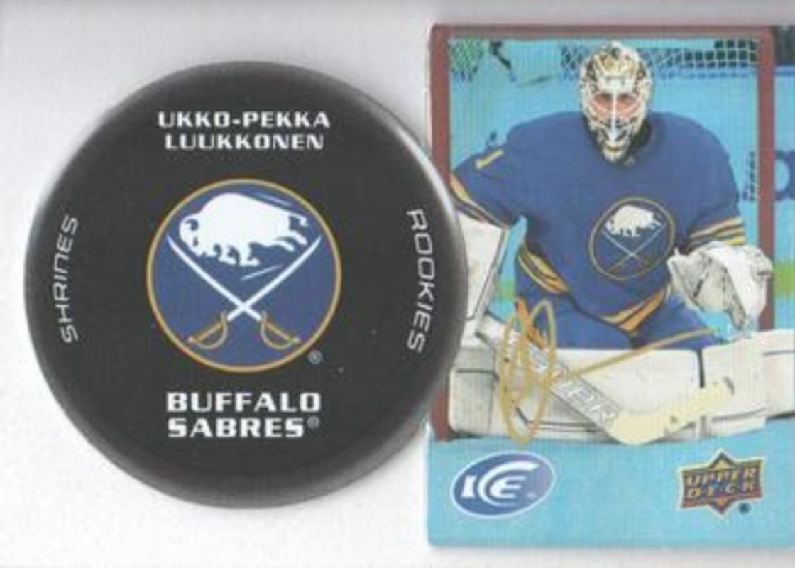Ukko-Pekka Luukkonen 2021 Upper Deck Ice #SH-52 Shrines Rookie RAW