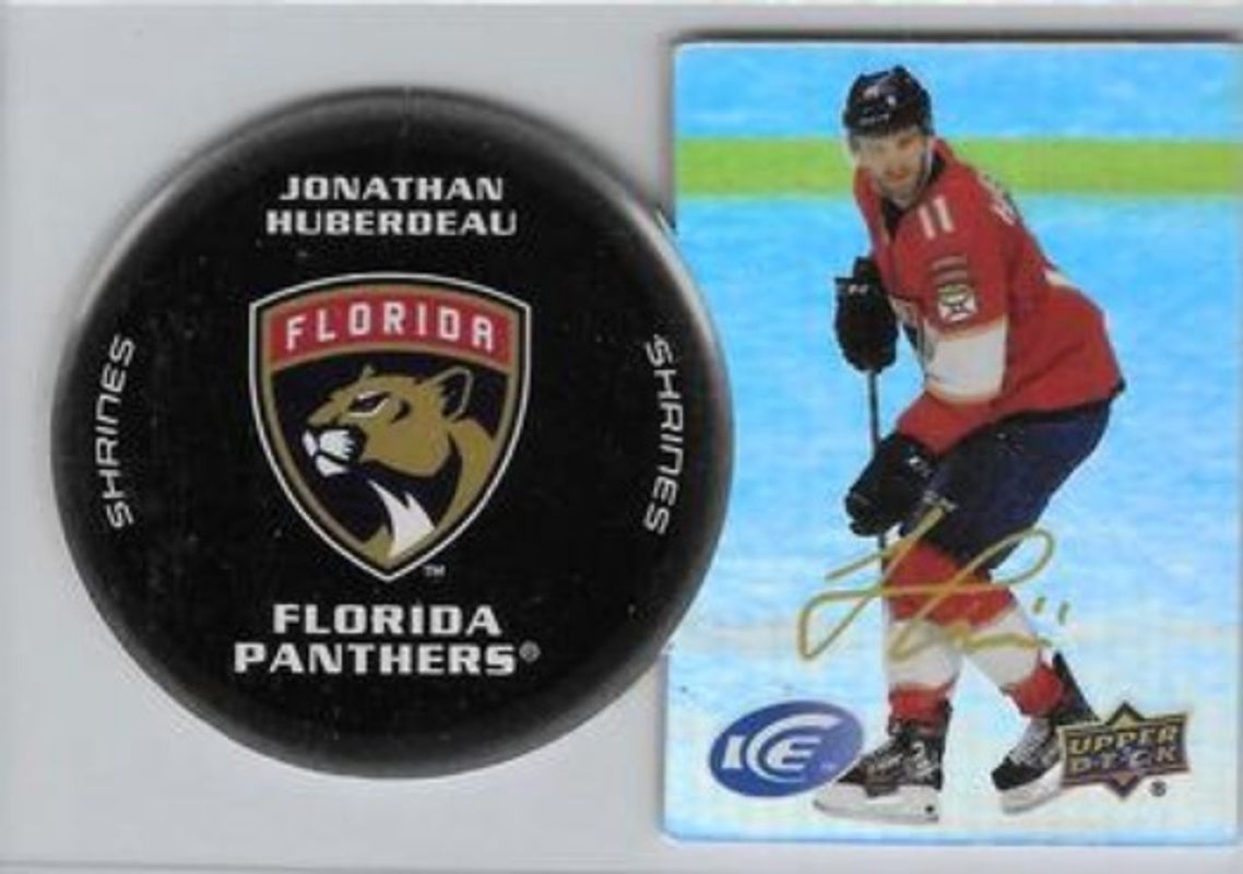 Jonathan Huberdeau 2021 Upper Deck Ice #SH-16 Shrines RAW