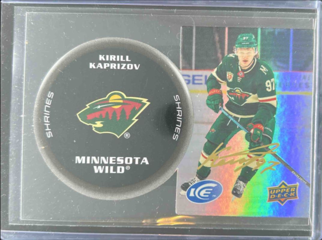 Kirill Kaprizov 2021 Upper Deck Ice #SH-13 Shrines RAW