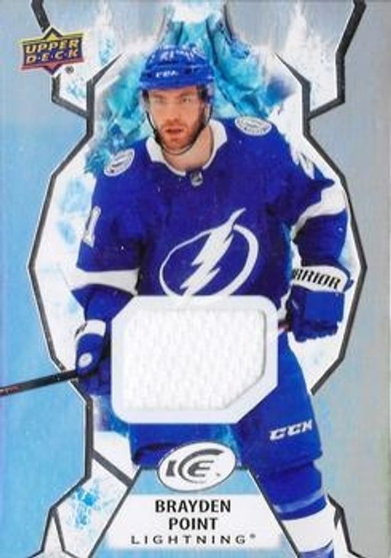 Brayden Point 2021 Upper Deck Ice #96 Jersey RAW