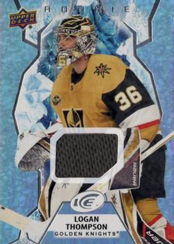 Logan Thompson 2021 Upper Deck Ice #131 Jersey Rookie RAW