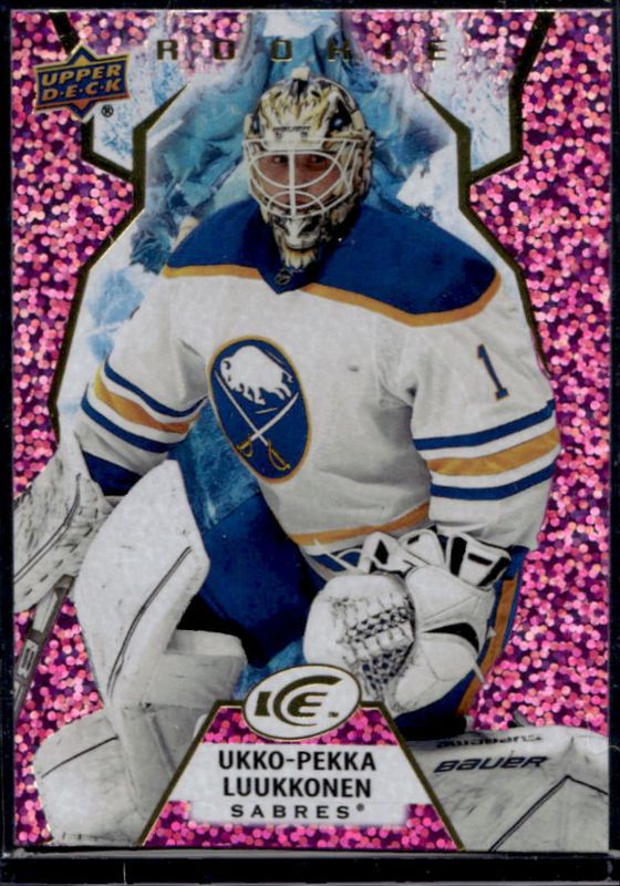 Ukko-Pekka Luukkonen 2021 Upper Deck Ice #102 Lavender Rookie RAW