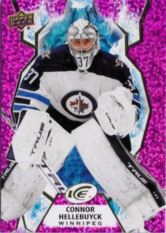 Connor Hellebuyck 2021 Upper Deck Ice #53 Lavender RAW