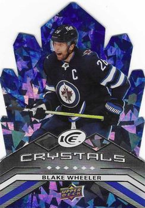 Blake Wheeler 2021 Upper Deck Ice #IC-8 Ice Crystals RAW