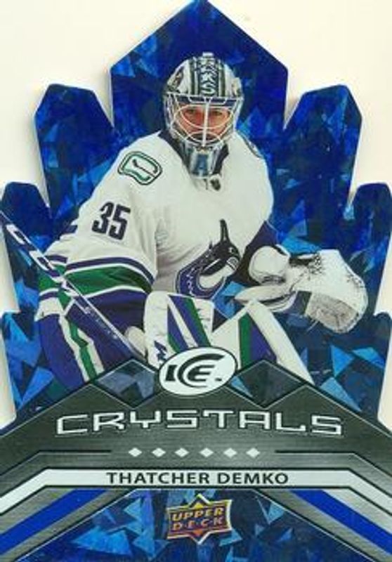 Thatcher Demko 2021 Upper Deck Ice #IC-27 Ice Crystals RAW