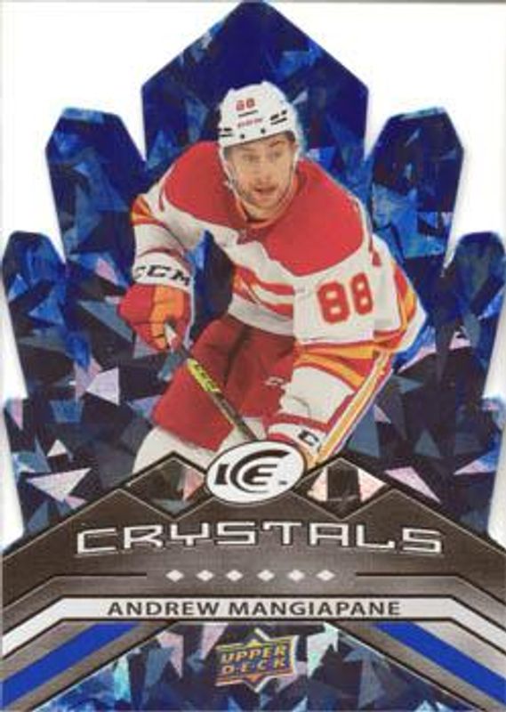 Andrew Mangiapane 2021 Upper Deck Ice #IC-4 Ice Crystals RAW
