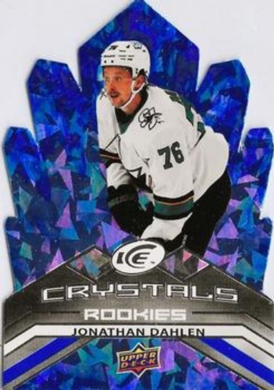 Jonathan Dahlen 2021 Upper Deck Ice #IC-44 Ice Crystals Rookie RAW
