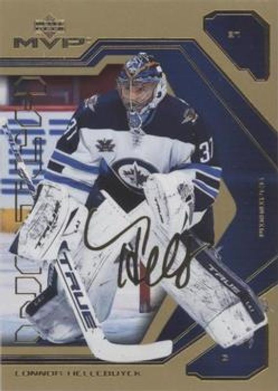 Connor Hellebuyck 2021 Upper Deck MVP #87 20th Anniversary - Gold RAW