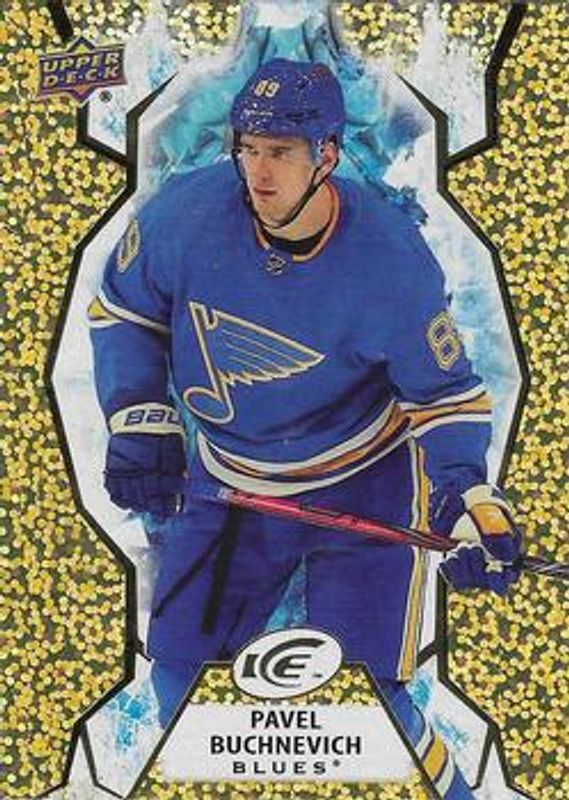 Pavel Buchnevich 2021 Upper Deck Ice #92 Gold /25 RAW