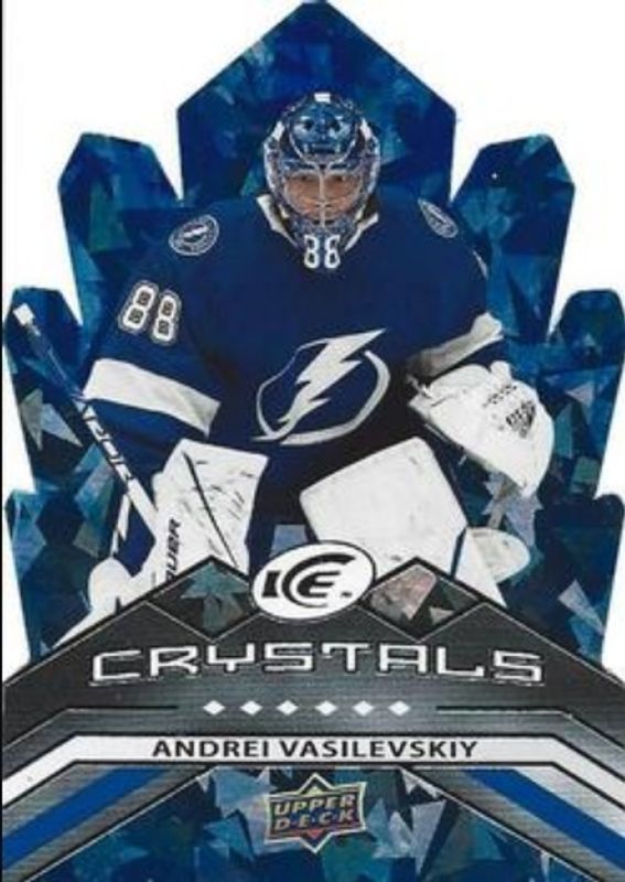 Andrei Vasilevskiy 2021 Upper Deck Ice #IC-16 Ice Crystals RAW