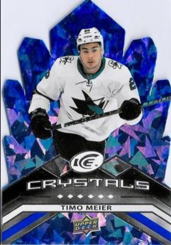 Timo Meier 2021 Upper Deck Ice #IC-28 Ice Crystals RAW