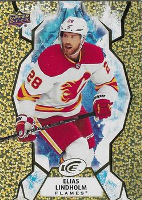 Elias Lindholm 2021 Upper Deck Ice #63 Gold /25 RAW
