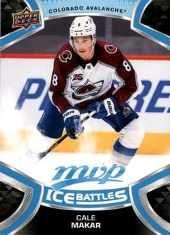 Cale Makar 2021 Upper Deck MVP #208 Ice Battles RAW