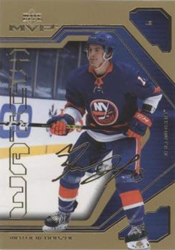 Mathew Barzal 2021 Upper Deck MVP #31 20th Anniversary - Gold RAW
