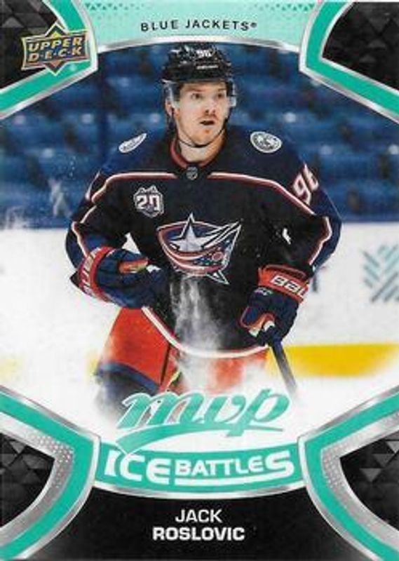 Jack Roslovic 2021 Upper Deck MVP #98 Ice Battles RAW
