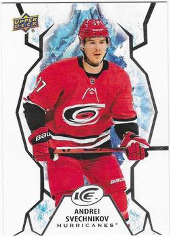 Andrei Svechnikov 2021 Upper Deck Ice #97 Base /999 RAW