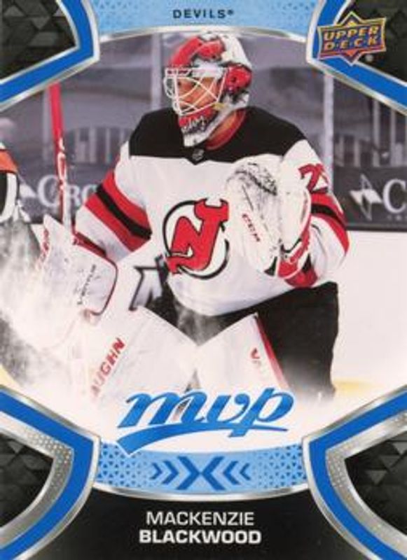 Mackenzie Blackwood 2021 Upper Deck MVP #29 Blue RAW
