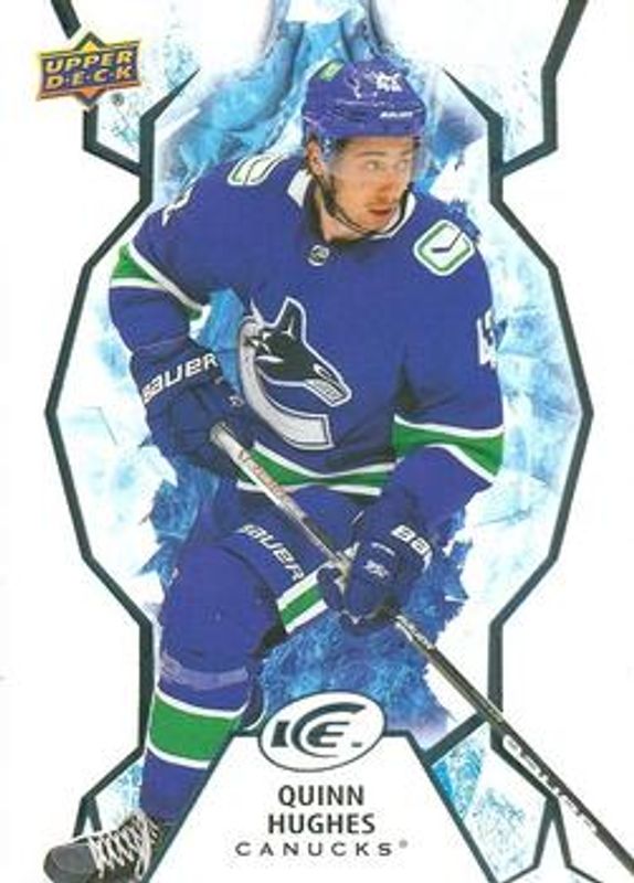 Quinn Hughes 2021 Upper Deck Ice #46 Base /999 RAW