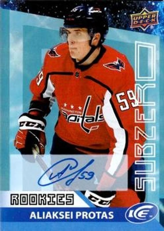 2021 Upper Deck Ice #SZ-31 Sub Zero Blue Autographs
