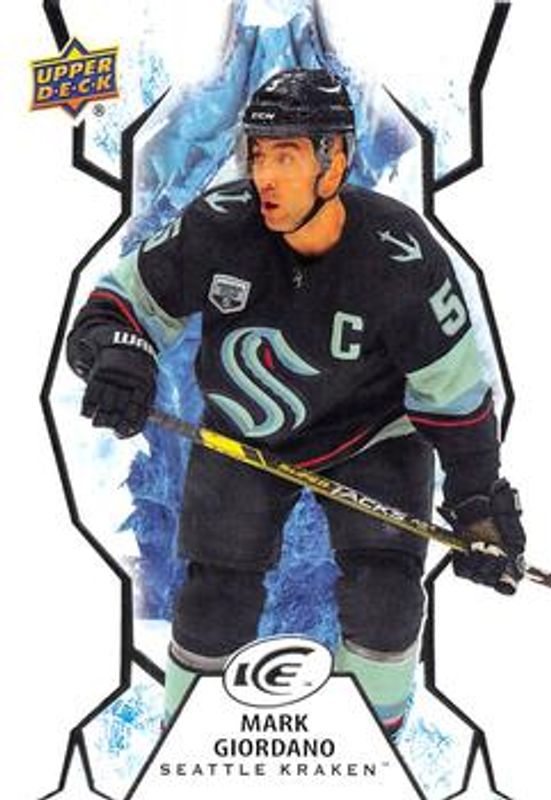Mark Giordano 2021 Upper Deck Ice #22 Base /999 RAW