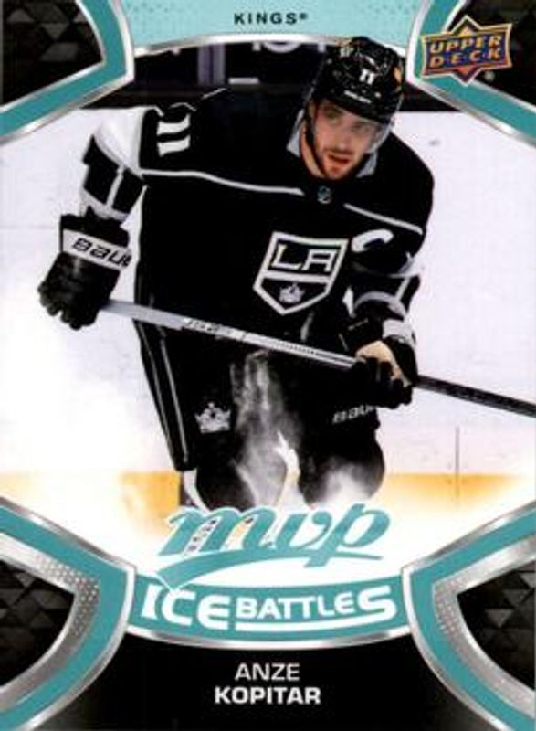 Anze Kopitar 2021 Upper Deck MVP #11 Ice Battles RAW