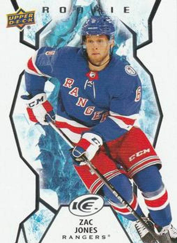 Zac Jones 2021 Upper Deck Ice #106 Base /999 Rookie RAW