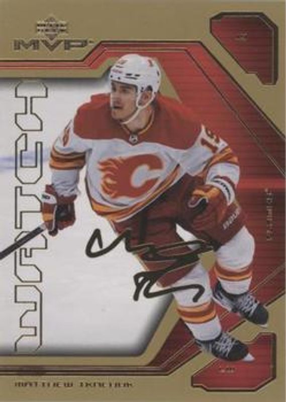 Matthew Tkachuk 2021 Upper Deck MVP #59 20th Anniversary - Gold RAW