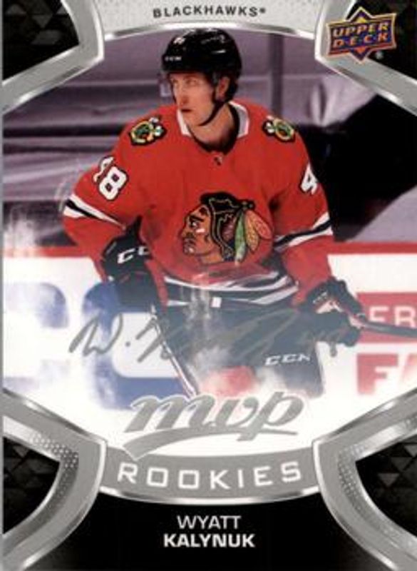 Wyatt Kalynuk 2021 Upper Deck MVP #222 Silver Script Rookie RAW