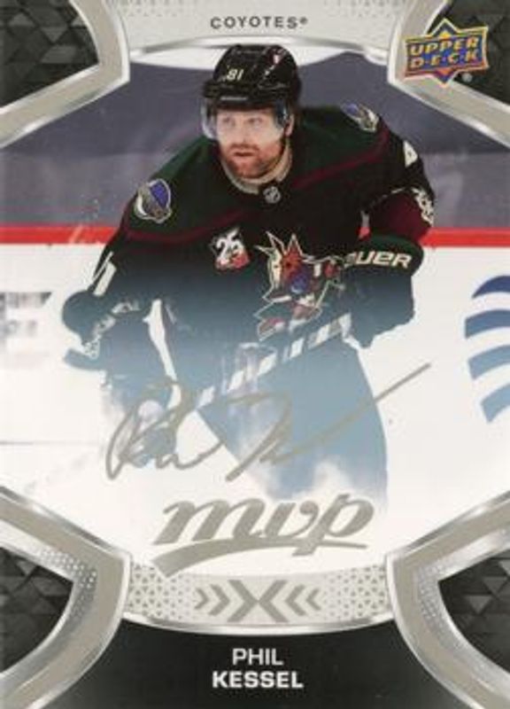 Phil Kessel 2021 Upper Deck MVP #181 Silver Script RAW