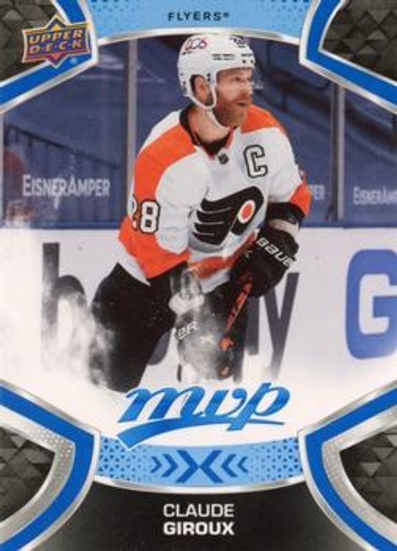 Claude Giroux 2021 Upper Deck MVP #128 Blue RAW