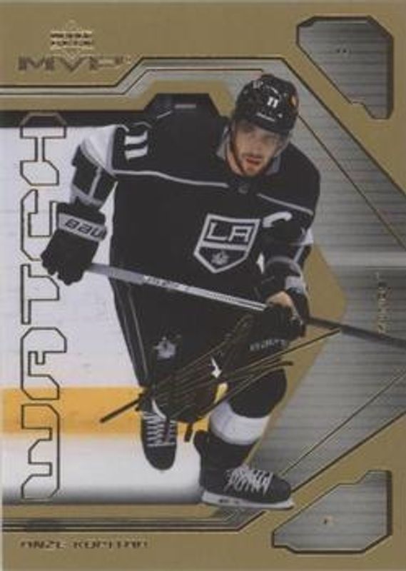 Anze Kopitar 2021 Upper Deck MVP #24 20th Anniversary - Gold RAW