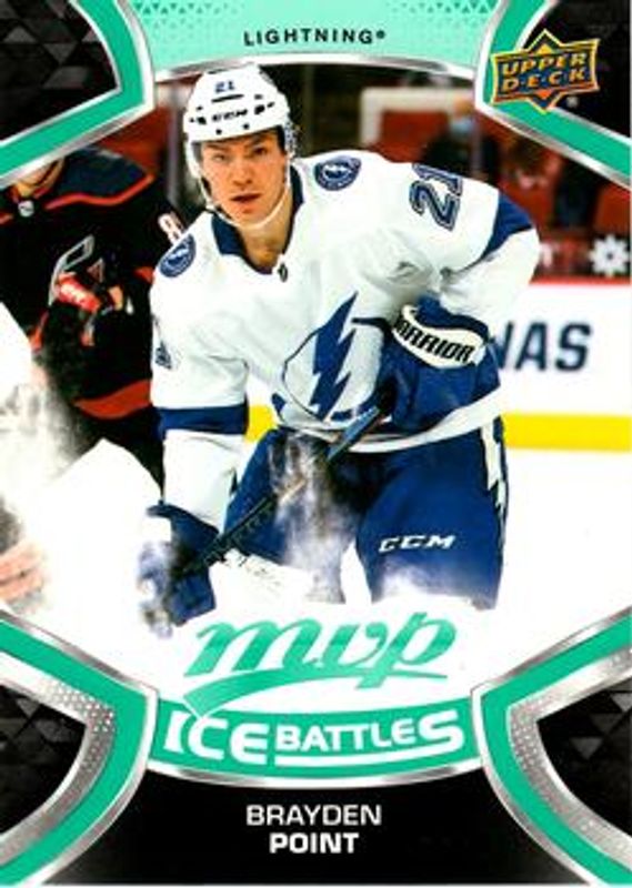Brayden Point 2021 Upper Deck MVP #186 Ice Battles RAW