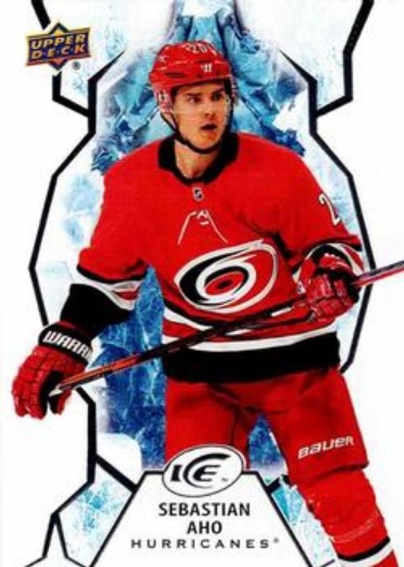 Sebastian Aho 2021 Upper Deck Ice #71 Base /999 RAW