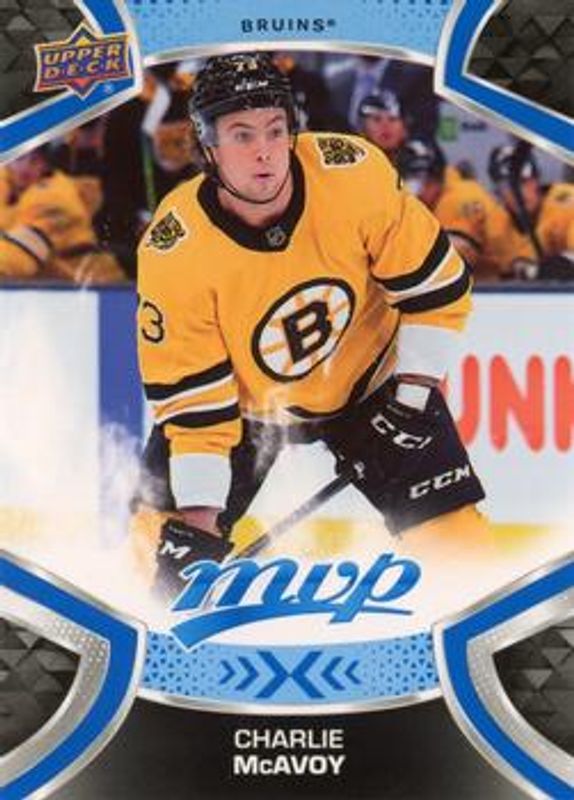 Charlie McAvoy 2021 Upper Deck MVP #173 Blue RAW