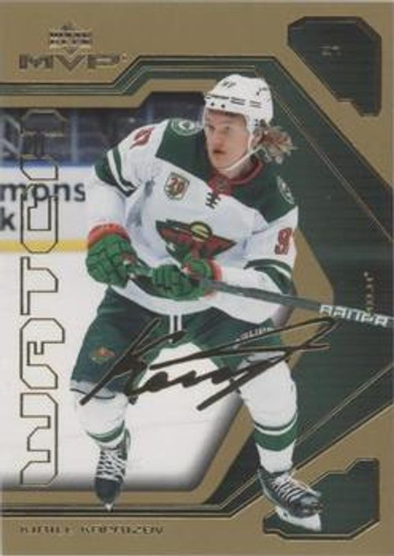 Kirill Kaprizov 2021 Upper Deck MVP #30 20th Anniversary - Gold RAW