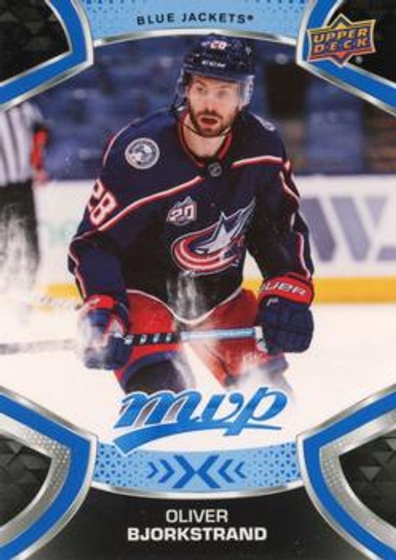 Oliver Bjorkstrand 2021 Upper Deck MVP #64 Blue RAW