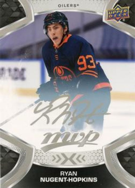 Ryan Nugent-Hopkins 2021 Upper Deck MVP #193 Silver Script RAW