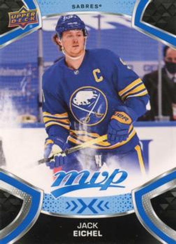 Jack Eichel 2021 Upper Deck MVP #55 Blue RAW