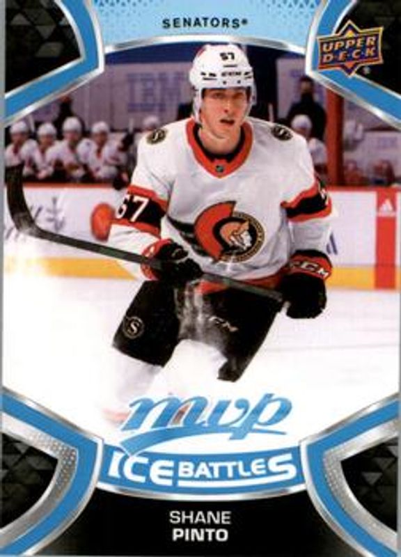 Shane Pinto 2021 Upper Deck MVP #236 Ice Battles Rookie RAW