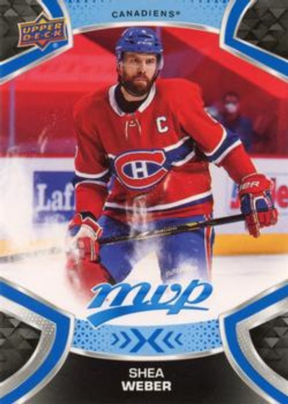 Shea Weber 2021 Upper Deck MVP #106 Blue RAW