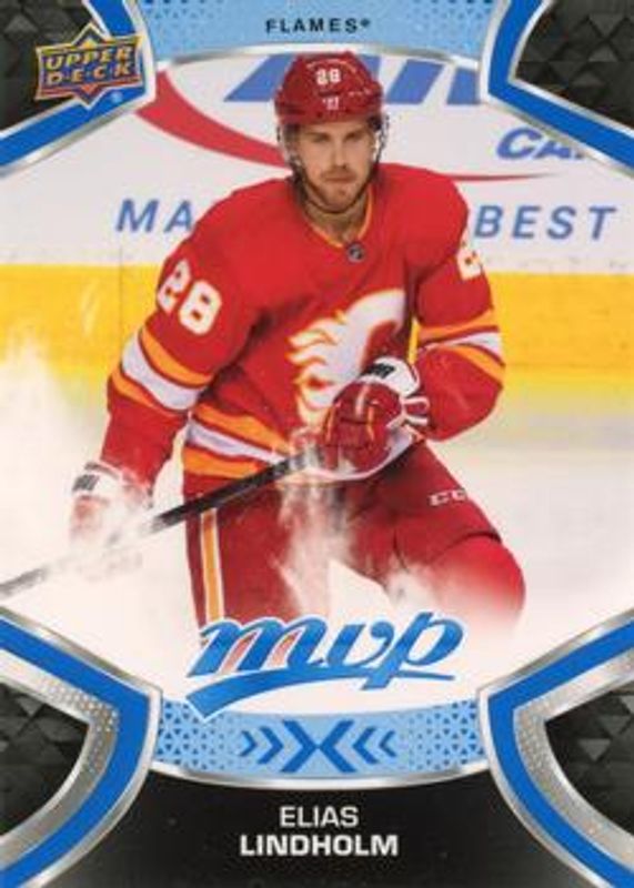 Elias Lindholm 2021 Upper Deck MVP #54 Blue RAW
