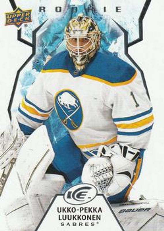 Ukko-Pekka Luukkonen 2021 Upper Deck Ice #102 Base /999 Rookie RAW