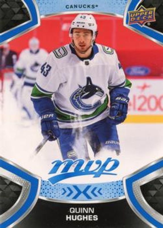 Quinn Hughes 2021 Upper Deck MVP #43 Blue RAW