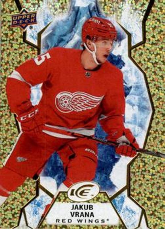 Jakub Vrana 2021 Upper Deck Ice #90 Gold /25 RAW
